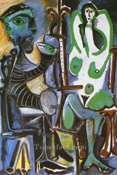  modelo pintura - El artista y su modelo L artista et son modele 6 1963 cubista Pablo Picasso